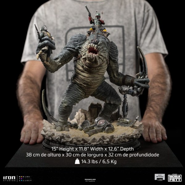 Boba Fett & Rancor Demi Art Scale – Das Buch von Boba Fett