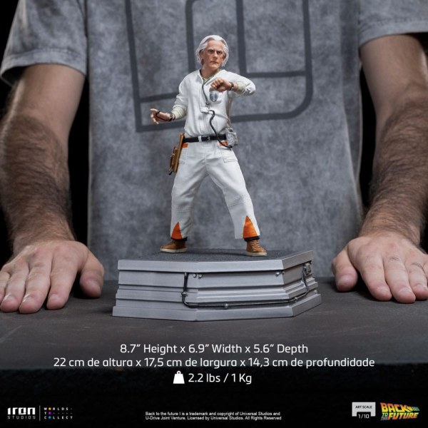 Doc Brown Art Scale - Zurück in die Zukunft
