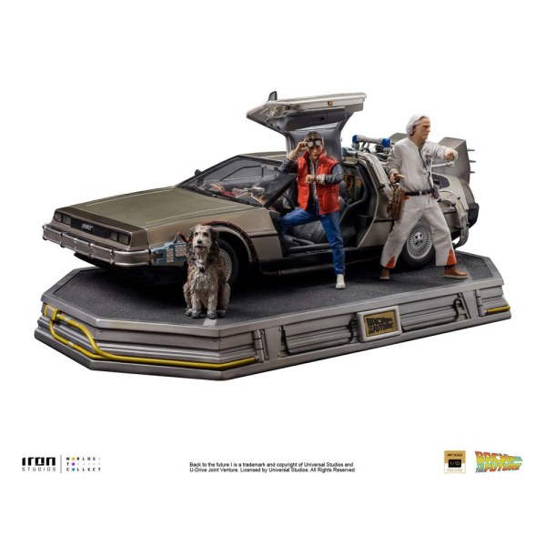 DeLorean Full Set Art Scale - Zurück in die Zukunft