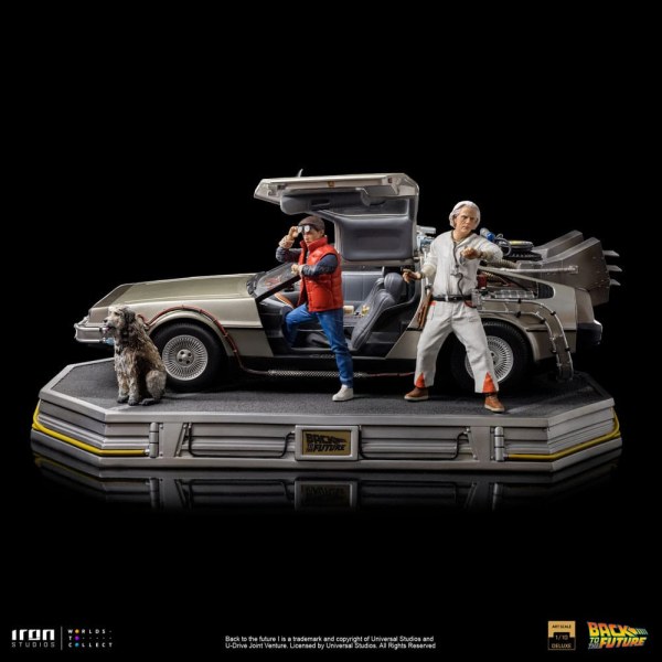 DeLorean Full Set Art Scale - Zurück in die Zukunft