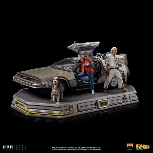 DeLorean Full Set Art Scale - Zurück in die Zukunft