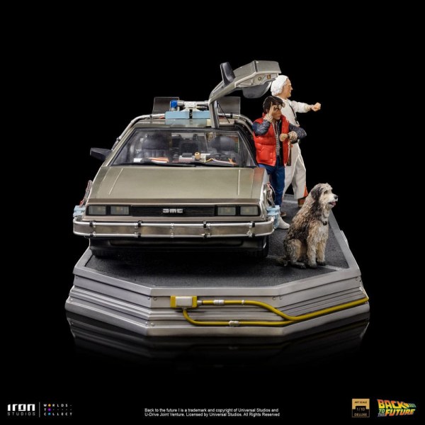 DeLorean Full Set Art Scale - Zurück in die Zukunft