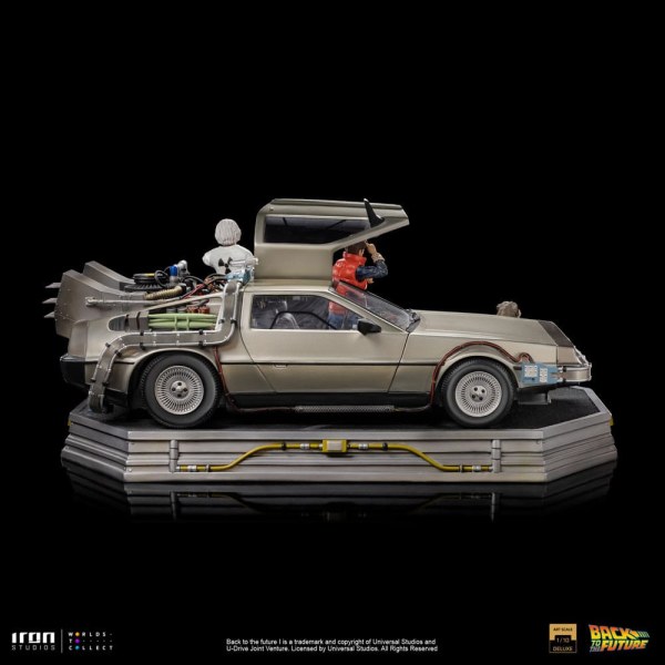 DeLorean Full Set Art Scale - Zurück in die Zukunft