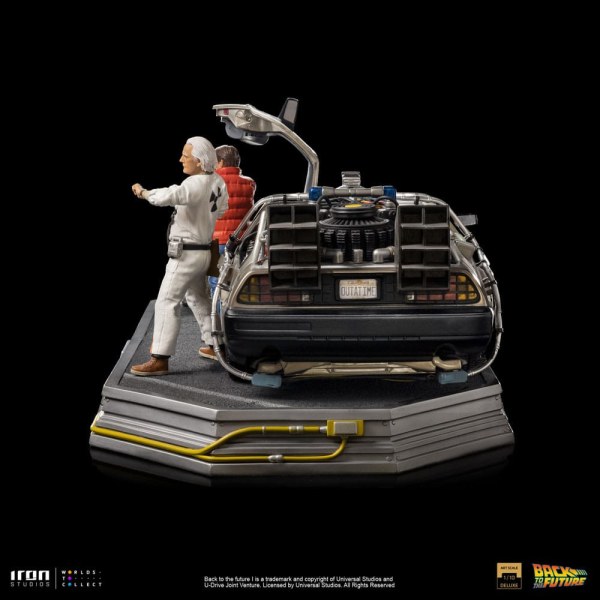 DeLorean Full Set Art Scale - Zurück in die Zukunft