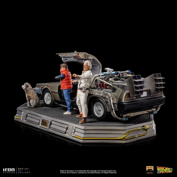 DeLorean Full Set Art Scale - Zurück in die Zukunft