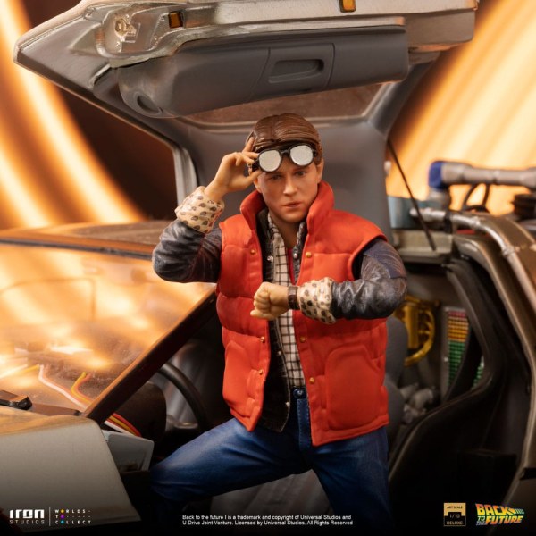 DeLorean Full Set Art Scale - Zurück in die Zukunft
