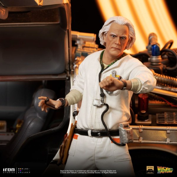 DeLorean Full Set Art Scale - Zurück in die Zukunft