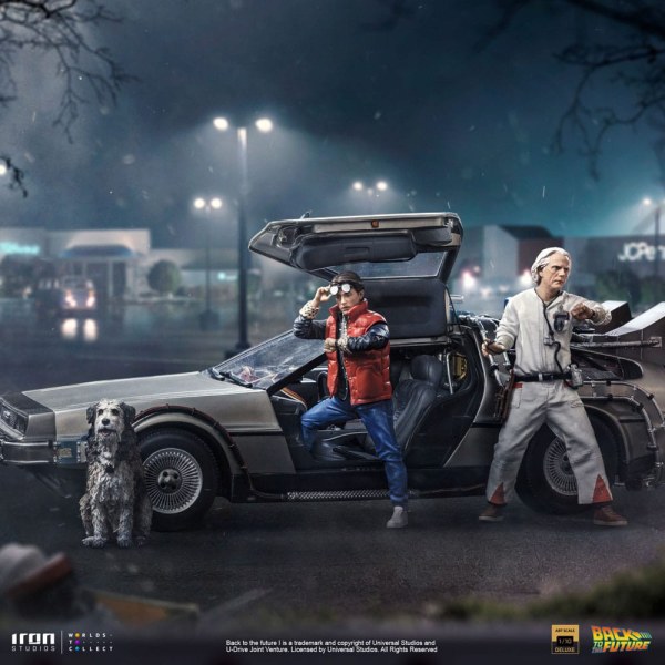DeLorean Full Set Art Scale - Zurück in die Zukunft