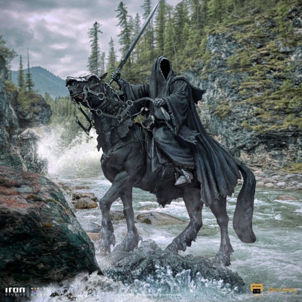 Nazgul auf Pferd Art Scale Deluxe - Der Herr der Ringe