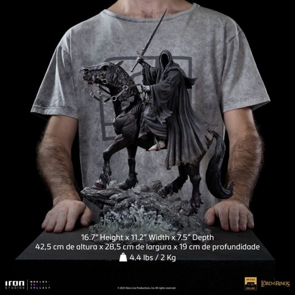 Nazgul auf Pferd Art Scale Deluxe - Der Herr der Ringe