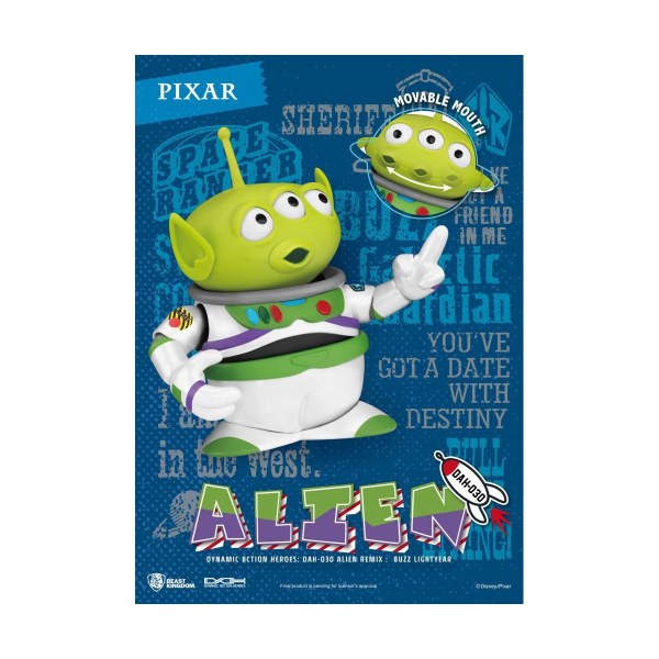 DISNEY PIXAR TOY STORY ALIEN COSPLAY BUZZ LIGHTNING - Dynamic Action Heroes