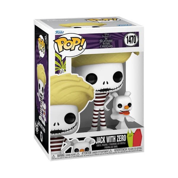Funko Pop! 1470 - Jack mit Zero Beach - Nightmare before Christmas