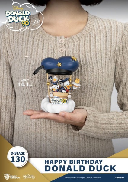 Diorama Donald Duck 90. ​​- Alles Gute zum Geburtstag - Disney D-Stage