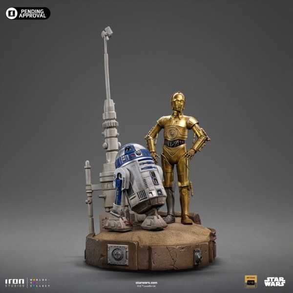C-3PO & R2D2 ART SCALE DELUXE - STAR WARS