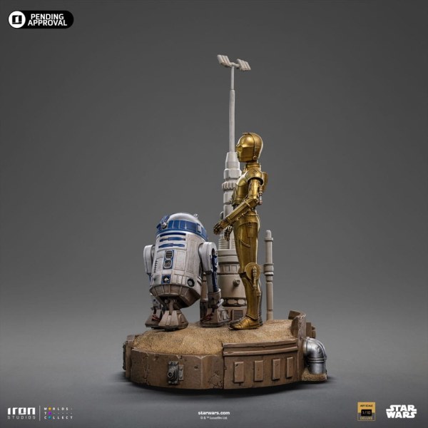 C-3PO & R2D2 ART SCALE DELUXE - STAR WARS