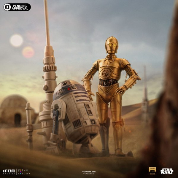 C-3PO & R2D2 ART SCALE DELUXE - STAR WARS