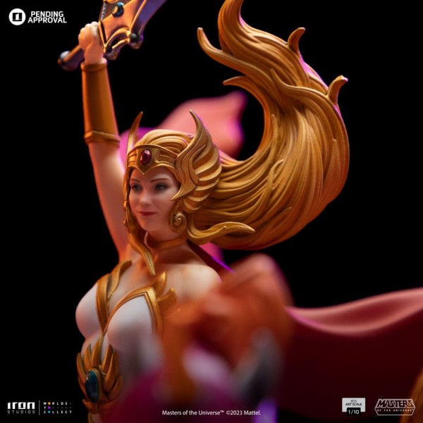 SHE-RA & SWIFTWIND ART SCALE - MASTERS OF THE UNIVERSE