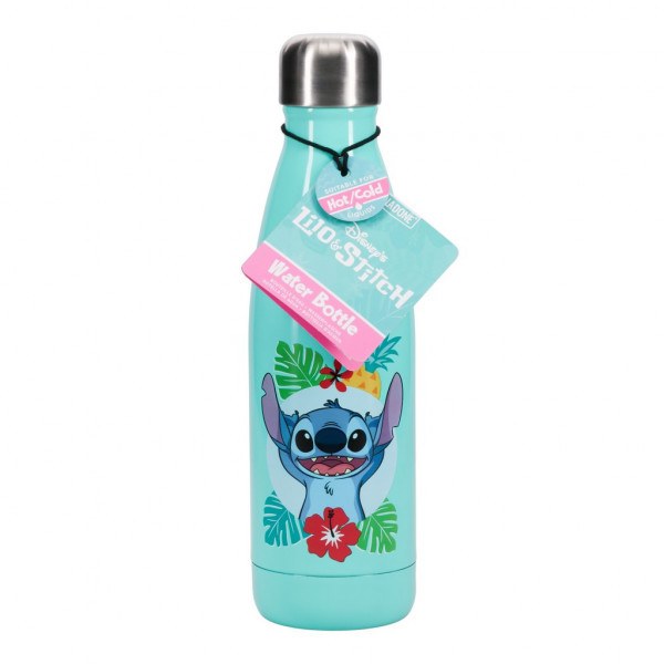 Stitch Wasserflasche aus Metall - Disney
