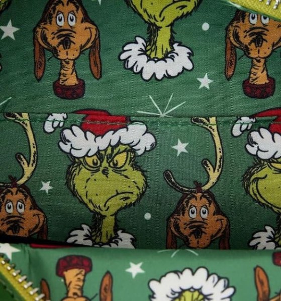 DR. SEUSS GRINCH Weihnachtskranz-Umhängetasche - DISNEY LOUNGEFLY