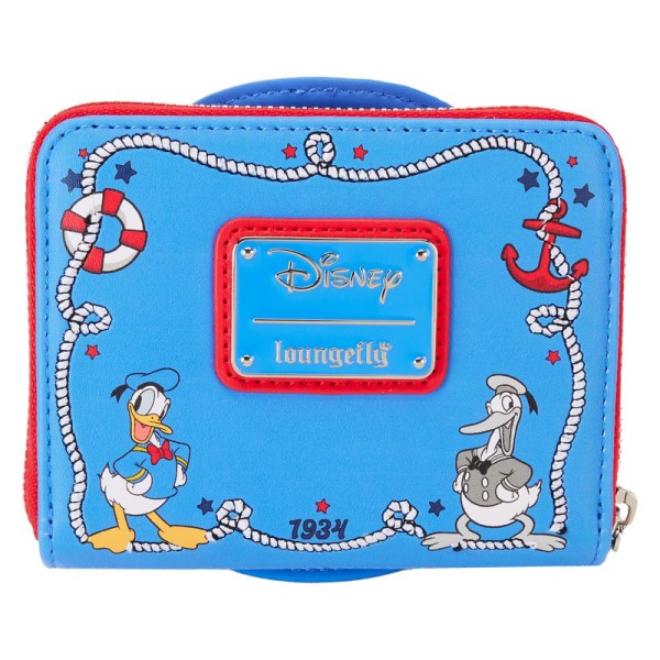 Lentikulär Zip mit Rundum-Reißverschluss zum 90. Jubiläum von Donald Duck - DISNEY LOUNGEFLY