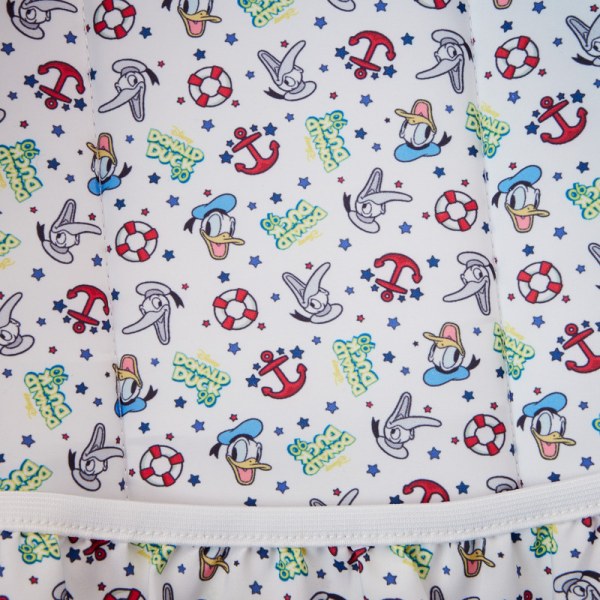 Großer Rucksack aus Nylon mit Allover-Print zum 90. Jubiläum von Donald Duck - DISNEY LOUNGEFLY