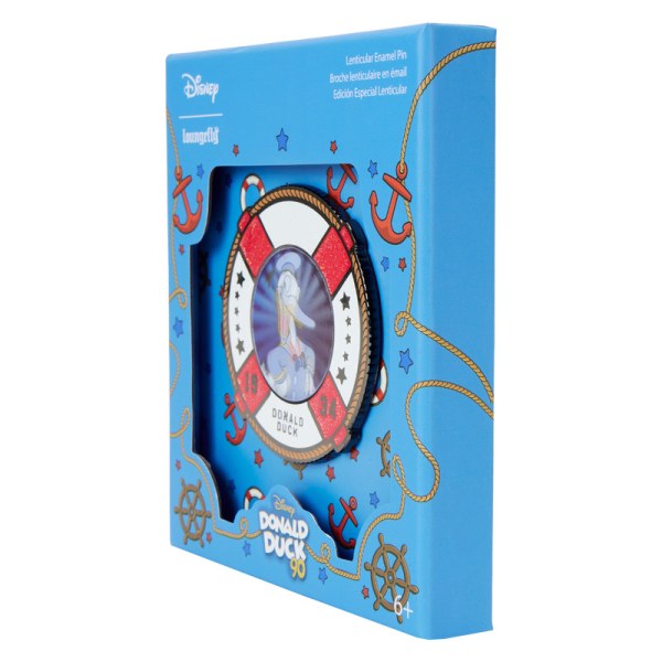 Donald Duck 90. ​​Jubiläum Lentikulär 3 Sammelbox Pin - DISNEY LOUNGEFLY