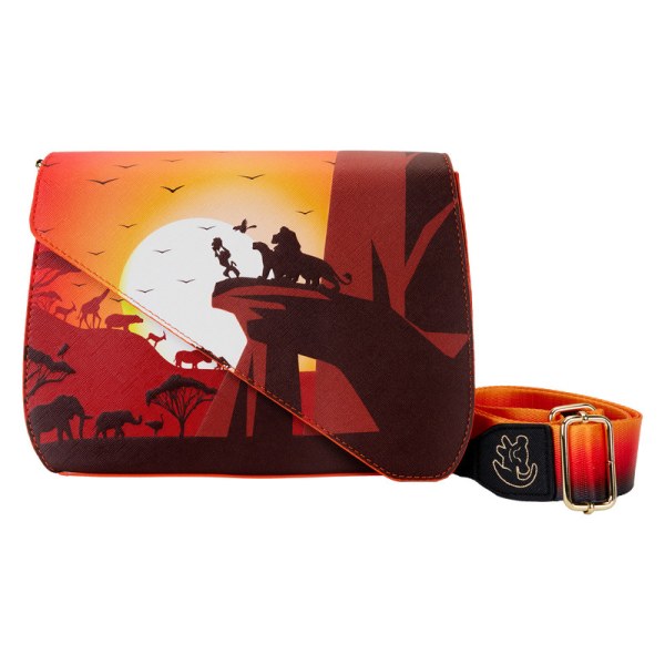 Umhängetasche mit Pride Rock Silhouette zum 30. Jahrestag Der König Der Löwen - DISNEY LOUNGEFLY