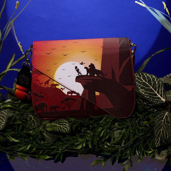 Umhängetasche mit Pride Rock Silhouette zum 30. Jahrestag Der König Der Löwen - DISNEY LOUNGEFLY