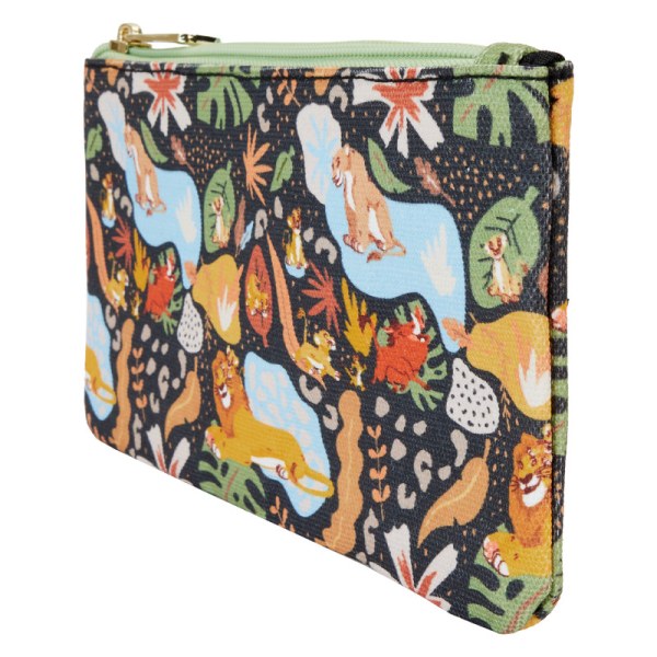 Reißverschlusstasche aus Canvas mit Allover-Print, Handgelenkstasche, 30. Jahrestag Der König Der Löwen – DISNEY LOUNGEFLY