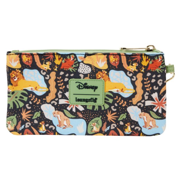 Reißverschlusstasche aus Canvas mit Allover-Print, Handgelenkstasche, 30. Jahrestag Der König Der Löwen – DISNEY LOUNGEFLY