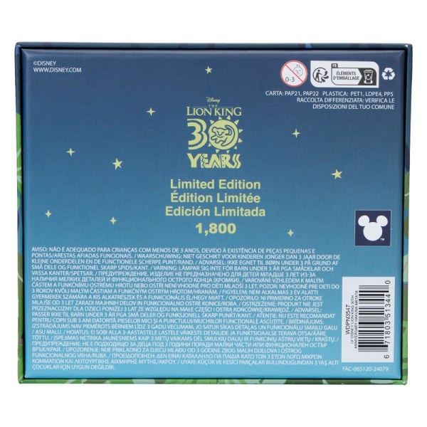Hakuna Matata Silhouette Sammelbox Schiebenadel Der König Der Löwen 30. Jahrestag - DISNEY LOUNGEFLY