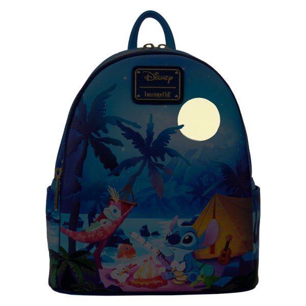 Stitch Camping Cuties leuchtender Mini-Rucksack - DISNEY LOUNGEFLY