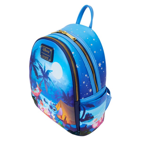 Stitch Camping Cuties leuchtender Mini-Rucksack - DISNEY LOUNGEFLY