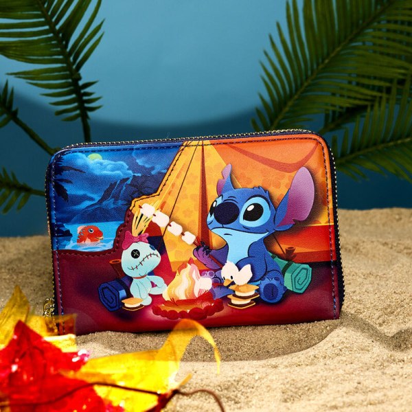 Stitch Camping Cuties Zip - DISNEY LOUNGEFLY