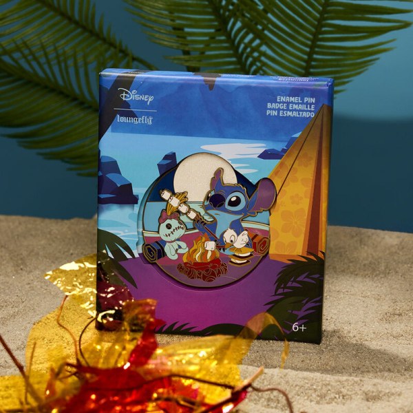 Stitch Camping Cuties Pin-Sammelbox - DISNEY LOUNGEFLY