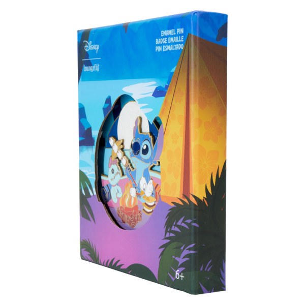 Stitch Camping Cuties Pin-Sammelbox - DISNEY LOUNGEFLY