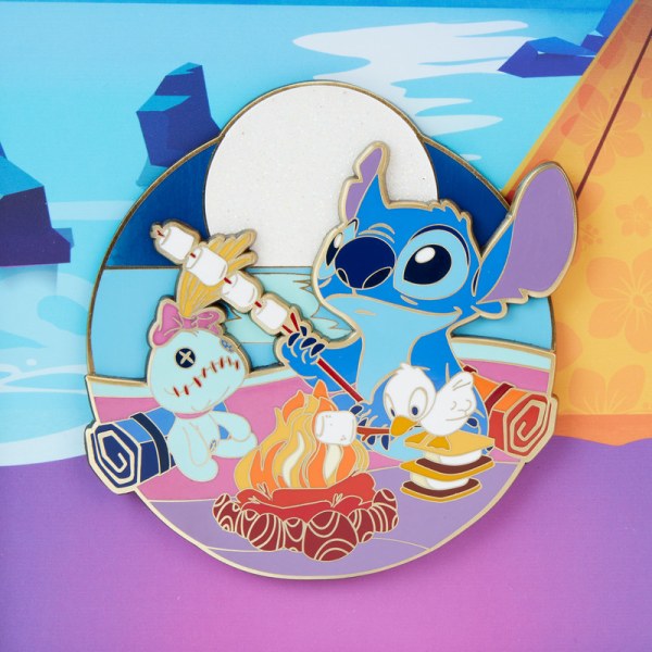Stitch Camping Cuties Pin-Sammelbox - DISNEY LOUNGEFLY