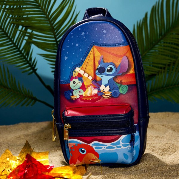 Stitch Camping Cuties Mini-Rucksack Stiftetui - DISNEY LOUNGEFLY