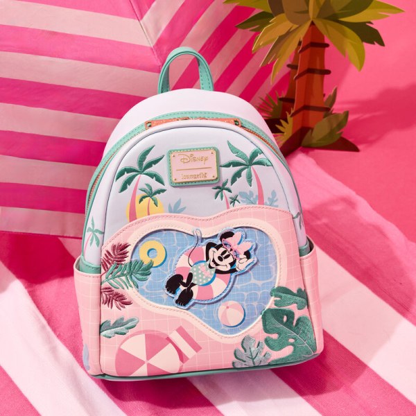 Mini-Rucksack im Minnie Maus Urlaubsstil für den Pool - DISNEY LOUNGEFLY