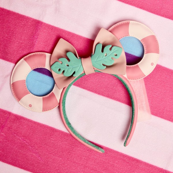 Minnie Maus Haarreif mit Ohren im Urlaubsstil für den Pool - DISNEY LOUNGEFLY