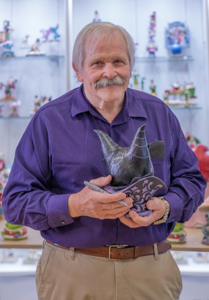 MALEFIZ -KOPFSCHMUCK DIORAMA [SIGNIERT VON JIM SHORE] - DISNEY TRADITIONS