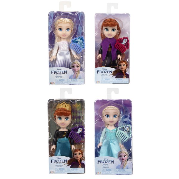 1 GEHEIMNISPUPPE Anna oder Elsa 15 cm – Disney Die Eiskönigin
