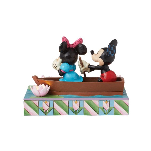 Mickey & Minnie LED-Liebesruderboot - Disney Traditions