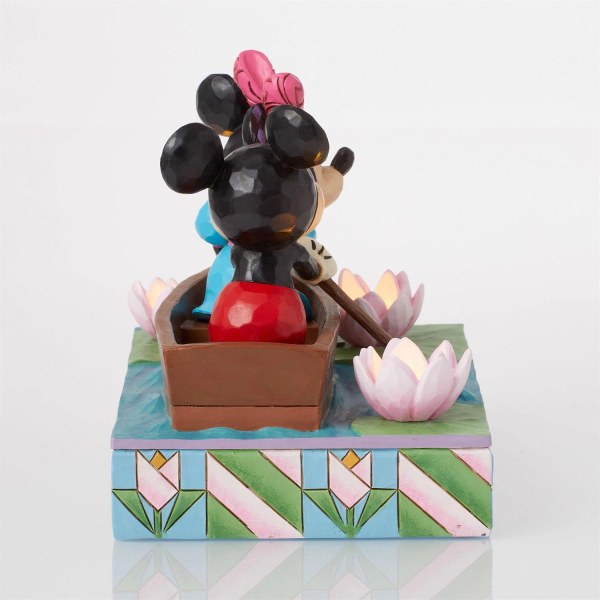 Mickey & Minnie LED-Liebesruderboot - Disney Traditions