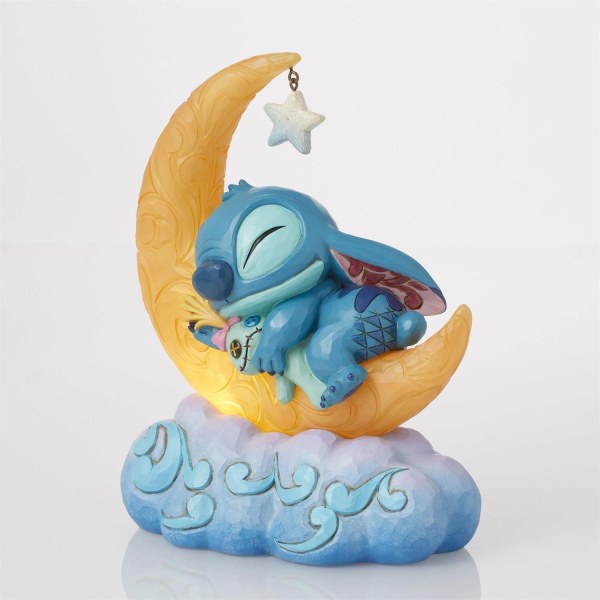 Stitch & Scrump auf LED-Mond - Disney Traditions Stitch