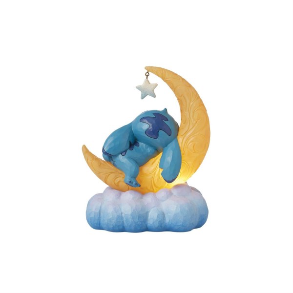 Stitch & Scrump auf LED-Mond - Disney Traditions Stitch