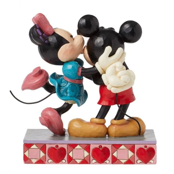 Hugs & Kisses (Mickey- und Minnie-Liebesfigur) – Disney Traditions Mickey