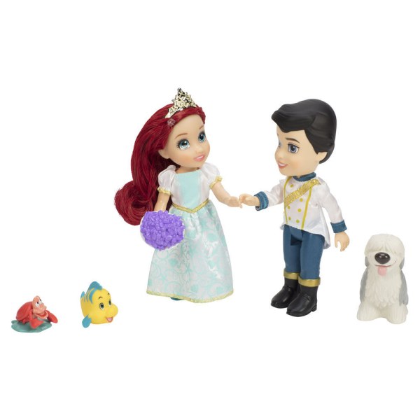 Ariel + Eric Puppen 15cm - Disney Die Kleine Meerjungfrau