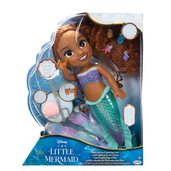 Ariel Puppe 38 cm mit Sound - Disney Die Kleine Meerjungfrau