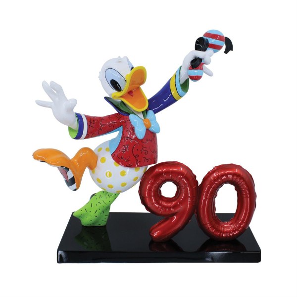 Donald Duck 90. ​​Jubiläum Limitierte Auflage 1500 - Disney Britto